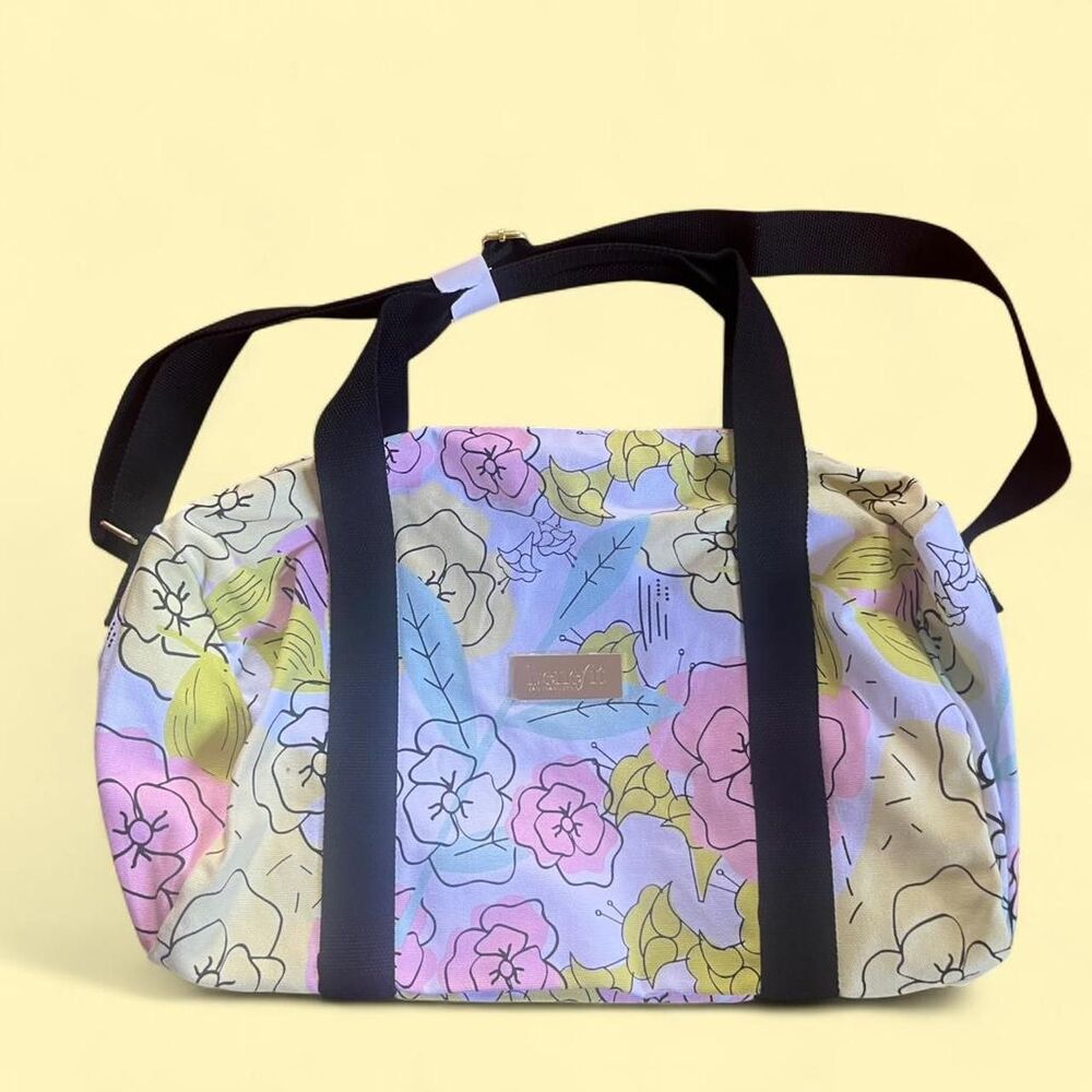 Benefit Makeup Canvas Duffle Bag NWT